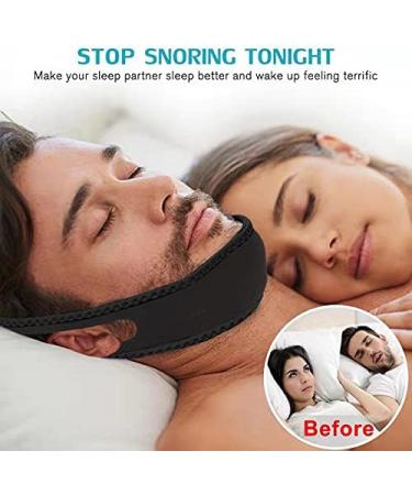 Anti Snoring Chin Strap - 2023 Update | Effective Snoring Solution for Stubborn Snoring | International Shipping Available - Buy Online on GoSupps.com