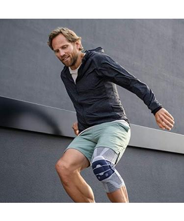 Bauerfeind GenuTrain Comfort Knee Brace - Unisex Injury Relief & Stabilization for Gonarthrosis & Arthritis - Size 7C Black No Silicone Edge - Buy Online on GoSupps.com