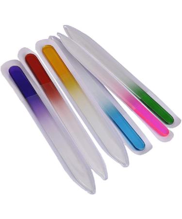 10 Pcs Glass Nail File Manicure Set - Professional Fingernail Care Tool - Buy Online on GoSupps.com