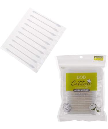 Yiwann Cotton Swabs - Disposable Double Ended Cotton Buds Individually Wrapped 100 Count - Portable Travel Essentials for International Shipping - Buy Online on GoSupps.com