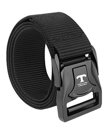 Tactical Belt Military 1.5" Nylon Web Work Belt Quick Release EDC Belt Concealed Carry Belt with Heavy Duty Metal Buckle S (fits Waist 30"-34") Black