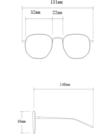 Lzpcarra Children's Stylish Unisex Glasses - Square Clear Non-Prescription Eyewear | Lightweight Yellow Design for Kids - Buy Online on GoSupps.com