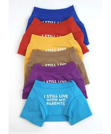 Junhouse Bulldog Clothes Pet Clothing Puppy T-shirt Spring Summer Soft Comfy Breathable Quick Dry Dog Outfit Pullover For Small Medium Large Puppy Dogs (L Purple) L Purple - Buy Online on GoSupps.com