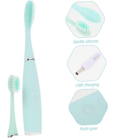 Gatuida 2-in-1 Electric Toothbrush for Adults - Soft Silicone Heads USB Rechargeable - Perfect Gift for Oral Care - Buy Online on GoSupps.com