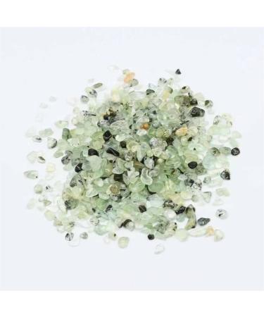 Natural Crystals and Stones 100g Natural Prehnite Quartz Crystal Stone Gravel 7mm-9mm for Decoration Gift for Decoration kaixun