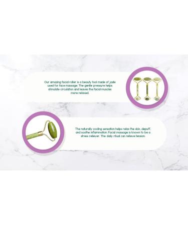 Jade Facial Roller - Premium Skin Care Tool for Relaxation & Radiant Skin | Ideal for Everyone - Buy Online on GoSupps.com