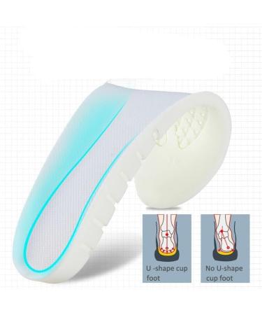 CSCDD Soft High Elastic Sports Insoles - Shock Absorption Breathable Shoe Pads for Men & Women - Lightweight Running Insoles (Size 39 - Buy Online on GoSupps.com