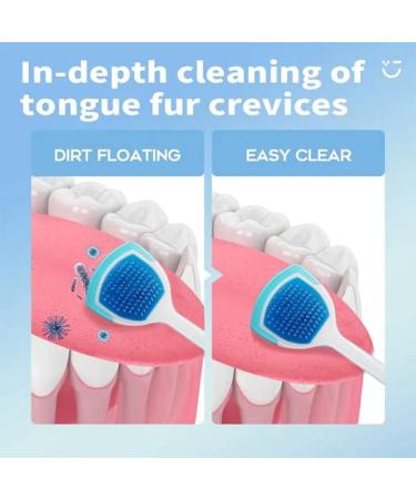Oral Hygiene Brush & Tongue Cleansing Gel Kit | Mint Gel + Tongue Cleaner Brush | Remove Bad Breath | 2PC Set - Buy Online on GoSupps.com