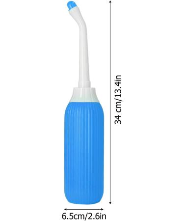 Postpartal Peri Bottle | Portable Bidet Sprayer for Hygiene & Soothing Care After Birth - 500ml (Peacock Blue) - Buy Online on GoSupps.com