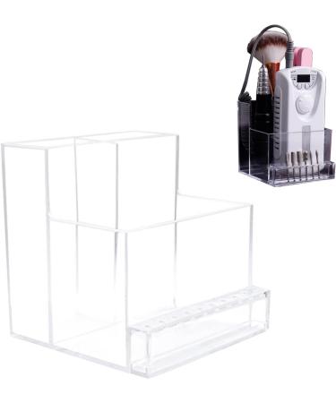 Transparent Nail Drill Grinding Bit Organizer 10 Hole Holder Grinder Organizer Plastic Durable And Stable Large Size Suitable For Nail Salon Nail Diy - Buy Online on GoSupps.com