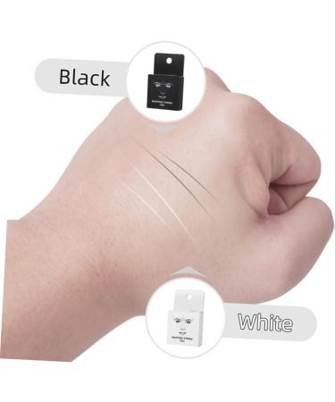 NOLITOY 2pcs Ink Eyebrow Measuring Tool Eyebrow Ruler Eyebrow Auxiliary Ruler Make up Eyebrow Line - Buy Online on GoSupps.com