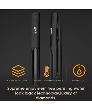 3 IN 1 Heated Styling Tool - Straightening Brush Crimper & Flat Iron for Smooth Anti-Frizz Hair | Electric Hot Styling Brush (Black) - International Shipping Available - Buy Online on GoSupps.com