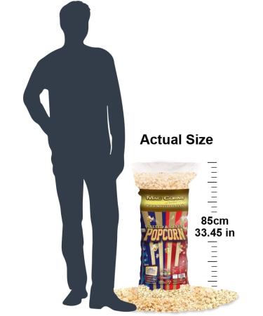 Mac-Corns 2 Bulk Packs 2.7kg Salted & Sweet Popcorn Mix Re-sealable Bulk Pack Traditionally Popped - Buy Online on GoSupps.com