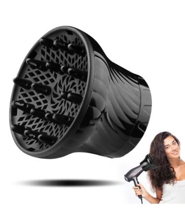 Universal Hair Diffuser wynott Hair Dryer Diffuser Attachment 1.38in to 3in Adjustable Hair Dryer Diffuser Nozzle Professional Diffuser Hairdryer Hair Drying for Curly Hair or Wavy Hair Styling
