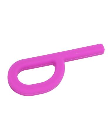 P-shaped Sensory Toy - Oral Chewing Tool Ergonomic Design for Speech Correction (Purple) | International Shipping - Buy Online on GoSupps.com