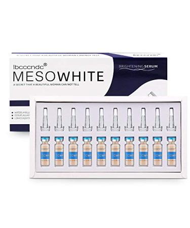 Mesowhite Essence Serum Meso White Brightening Serum Meso White Glow Pigment Starter Kit Korea Anti-Aging Meso White Glow Ampoules Foundation (1 box)