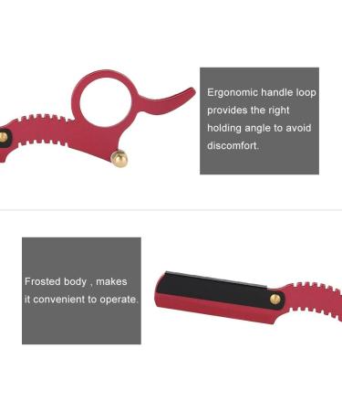 Buy SunshineFace Vintage Razor Blade Cover | Traditional Beard-Razor Replacement Mechanism - Red - Buy Online on GoSupps.com
