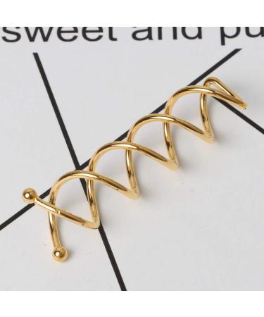20 Pieces Spiral Hair Clips for Easy Styling - Golden Hair Accessories for Women & Girls - Buy Online on GoSupps.com