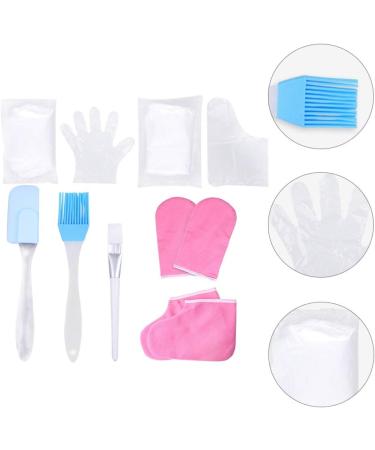 Beaupretty Paraffin Wax Mitts 1 Set Hand and Foot Care Set Lining Pp Product Work Spa Exfoliating Scrub Gloves Pink - Buy Online on GoSupps.com