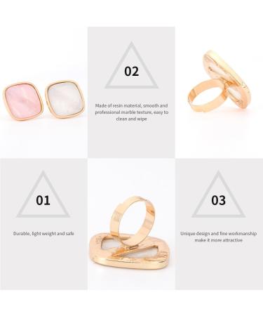 Amosfun Palettes de M lange et Couleurs Nail Art en R sine Forme Bague Lot de 2 pour Usage Professionnel et v nements Manucure - Buy Online on GoSupps.com