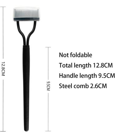 Stainless Steel Lash Comb Eyebrow Eyelash Separator With Cover Eyelash Comb Mascara Comb Applicator Cosmetic Brushes Tool (Color : Pink Size : Non-foldable) Non-foldable Pink - Buy Online on GoSupps.com