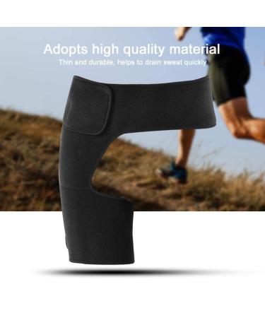 Adjustable Hip Orthosis Thigh Support | Neoprene Grip for Sprain Pain Relief & Groin Injury Rehab - Buy Online on GoSupps.com