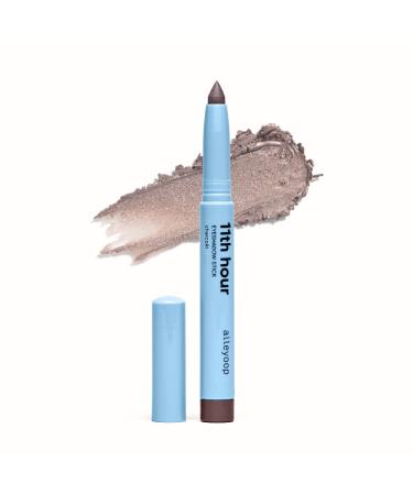 Alleyoop 11th Hour Cream Eyeshadow Sticks - Charcolit (Shimmer) - Smudge-proof and Crease-proof for Over 11 Hours - Easy-To-Apply and Compact for Travel - Cruelty-Free and Vegan