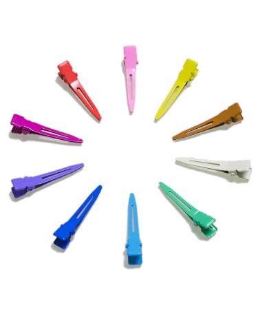 100 Pack 1.8 Inch Alligator Curl Clips Hair Accessories for Girls and Women - Assorted Colors - Buy Online on GoSupps.com