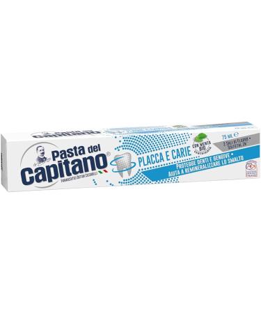 Pasta del Capitano Dentifricio Placche e Carie 100ml - Buy Online on GoSupps.com