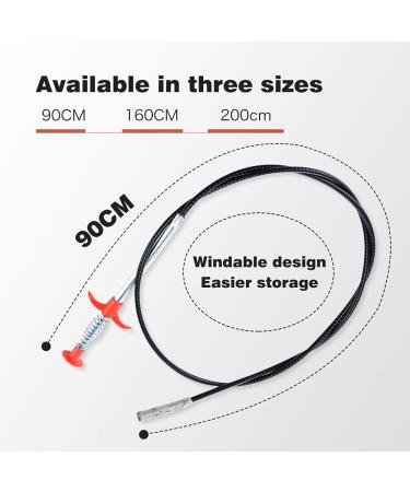 Dredging Tools Flexible Grabber Pick Up Tool With 4 Claws Drain Hose Cleaner Sticks Spring Pipe Dredging Tools for Home Sink Toilet Drains Litter Pick (90cm/35in) - Buy Online on GoSupps.com