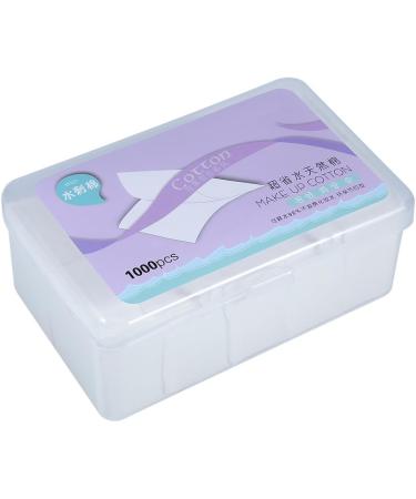 1000 Premium Cotton Cosmetic Cleaning Pads | Ideal for Makeup Nail Polish Remover & Skincare - Wet & Dry Use - Buy Online on GoSupps.com
