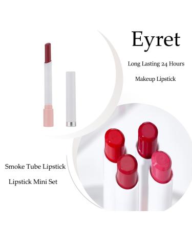 Mini Smoke Lipsticks Set - Waterproof Matte Nude Cigarette Lipsticks for Women & Girls (4 Pcs) | Shop Internationally - Buy Online on GoSupps.com