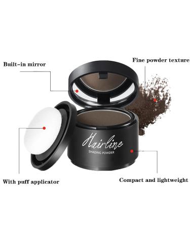 Hairline Powder Root Touch Up - Waterproof Hair Color Concealer for Thinning Hair (Light Brown - Buy Online on GoSupps.com