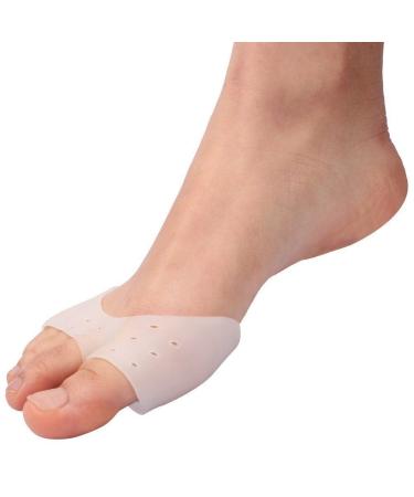 Toe Protection Silicone Gel Caps - 2 Pairs for Ballet & High Heel Shoes | Soft Toe Shear & Pump Guards for Men & Women - Buy Online on GoSupps.com