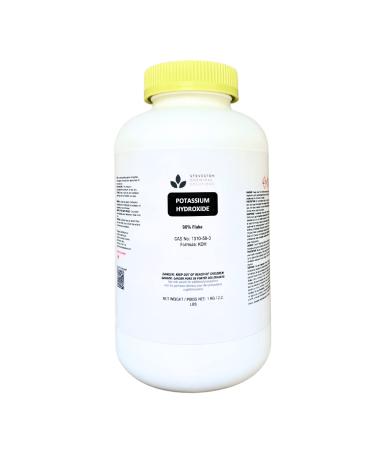 Potassium Hydroxide (KOH) - 1 kg / 2.2lbs