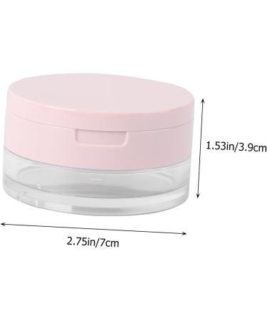  Healvian Healvian 2 Pieces Mirror Powder Container Loose Powder Makeup Powder Box Loose Containers Powder Case with Mirror Loose Holder Loose Powder Box Empty Makeup Container BB Cream Container Pink - Buy Online on GoSupps.com