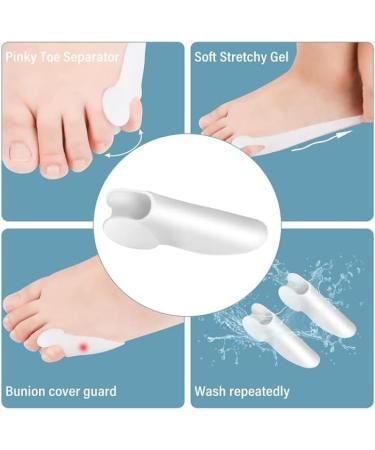 Anggrek Original Tailors Bunion Pads - 6 Soft Gel Hallux Valgus Protectors for Men & Women - Bunionette Toe Spreaders & Shields - Buy Online on GoSupps.com