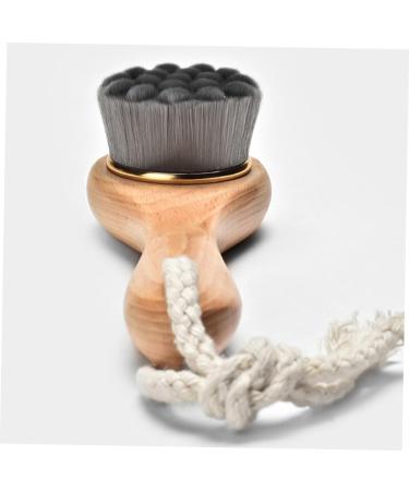 Beaupretty Cleanser Brush Facial Cleaning Brush Cleansing Brush face Cleaner Brush face scrubbers face Brush Facial Scrubber Face Cleaning Brush Facial Brush Dry Brushing Wooden Handle Bamboo - Buy Online on GoSupps.com