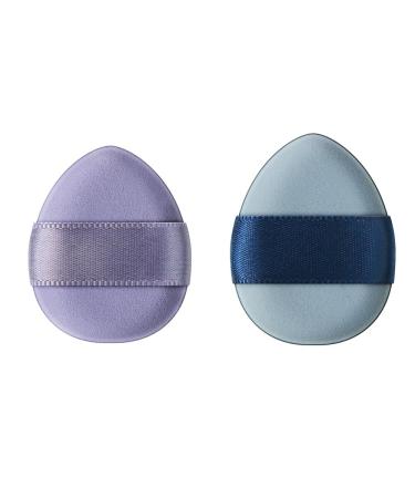 2 Pieces Finger Powder Puffs Makeup Sponge Mini Powder Puff for Foundation Concealer Cosmetic Foundation Sponge Mineral Powder Wet Dry Makeup Tool
