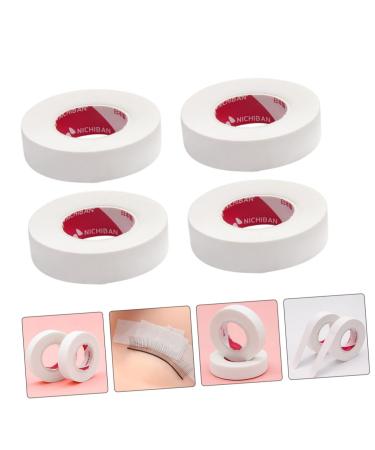 Angoily Eyelash Tape - 6 Rolls Japanese Lash Extension Tool | Polyolefin Makeup Patches for Eyelash Grafting - White 5.00X5.00X1.20CM - Buy Online on GoSupps.com