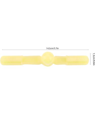 LIZEALUCKY Thumb Sucking Stop for Kids 0-3 Years - Adjustable Silicone Treatment Kit in Yellow - Buy Online on GoSupps.com