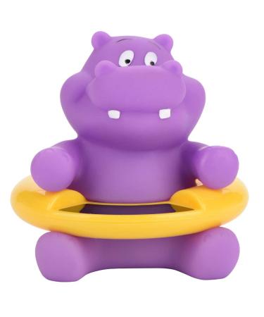 Gientan 6 Styles Baby Bath Thermometer Temperature Gauge Thermometer Cute Animal (Purple Hippo) Hippo purple