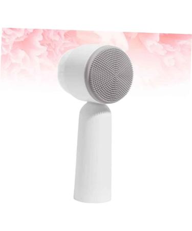 minkissy Handheld Brush Soft Bristles Silicone Facial Brush Cleasing Milk Clean Grey 5.5X12.5cm - Buy Online on GoSupps.com