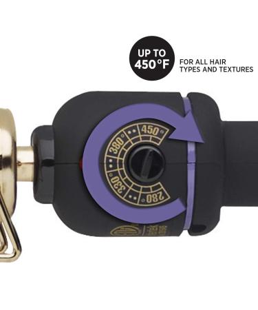 Hot Tools Pro Artist 24K Gold Tapered 1/2" to 1" Clamp-Free Curling Wand - Buy Online on GoSupps.com