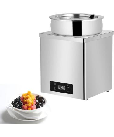 Chauffe-plats professionnel 3 L/7 L temp reuse chocolat 600 W ensemble de marmites lait chauffe-th i re conservation de chaleur chauffe-boules de tapioca et de taro 7L