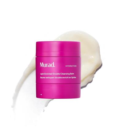 Murad Lipid-Enriched Double Cleansing Balm - Hydrating Balm-to-Oil Face Cleanser & Makeup Remover Removes Long-Wear Makeup & SPF Barrier Repair with Ceramides & Camellia Oil 1.7 Fl Oz