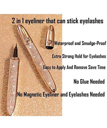 Shop Women s Waterproof Quick-Dry Self-Adhesive Magic Eyeliner & Lash Glue Pen - No Glue or Magnet Needed | 2-in-1 Liner for Easy Application (Style E) - International Shipping Available - Buy Online on GoSupps.com