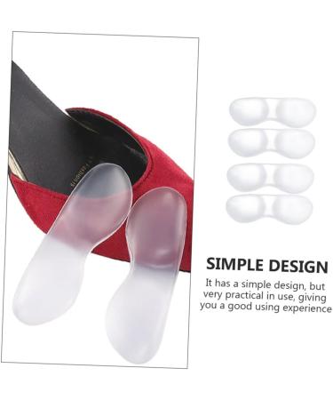 FOMIYES High Heels Stickers - 8 Pairs Self-Adhesive Heel Cushions & Forefoot Pads for Women | Comfort & Fit Shoe Inserts - Buy Online on GoSupps.com