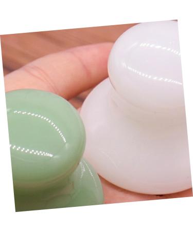 FRCOLOR Gua Sha Massage Stone Tools 2 Pcs Jade Scraping Board & Facial Massager Kit for Myofascial Release & Skin Care - Buy Online on GoSupps.com