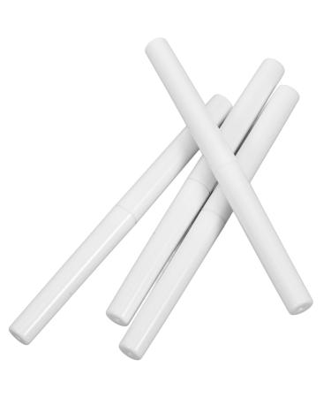 MUSISALY 4pcs Lip Balm Applicator Makeup Tools Eyeshadow Makeup Brush White Makeup Applicator